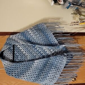 Handmade crochet shawl